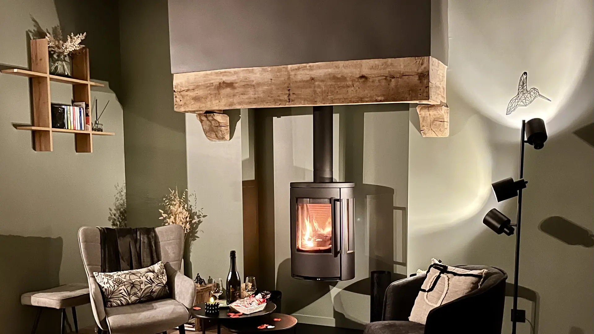 Côté Salon - Poêle à bois