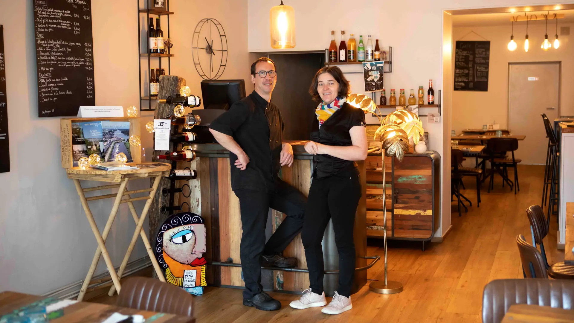 Mickael et Céline Leray - gérants restaurant Une Table avec Plaisir