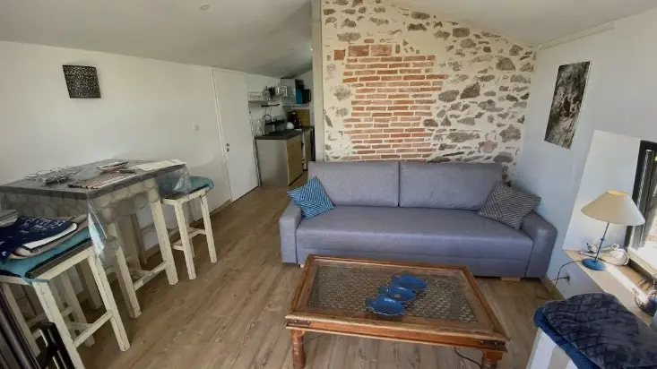 Moulin du Tail - salon canapé-lit