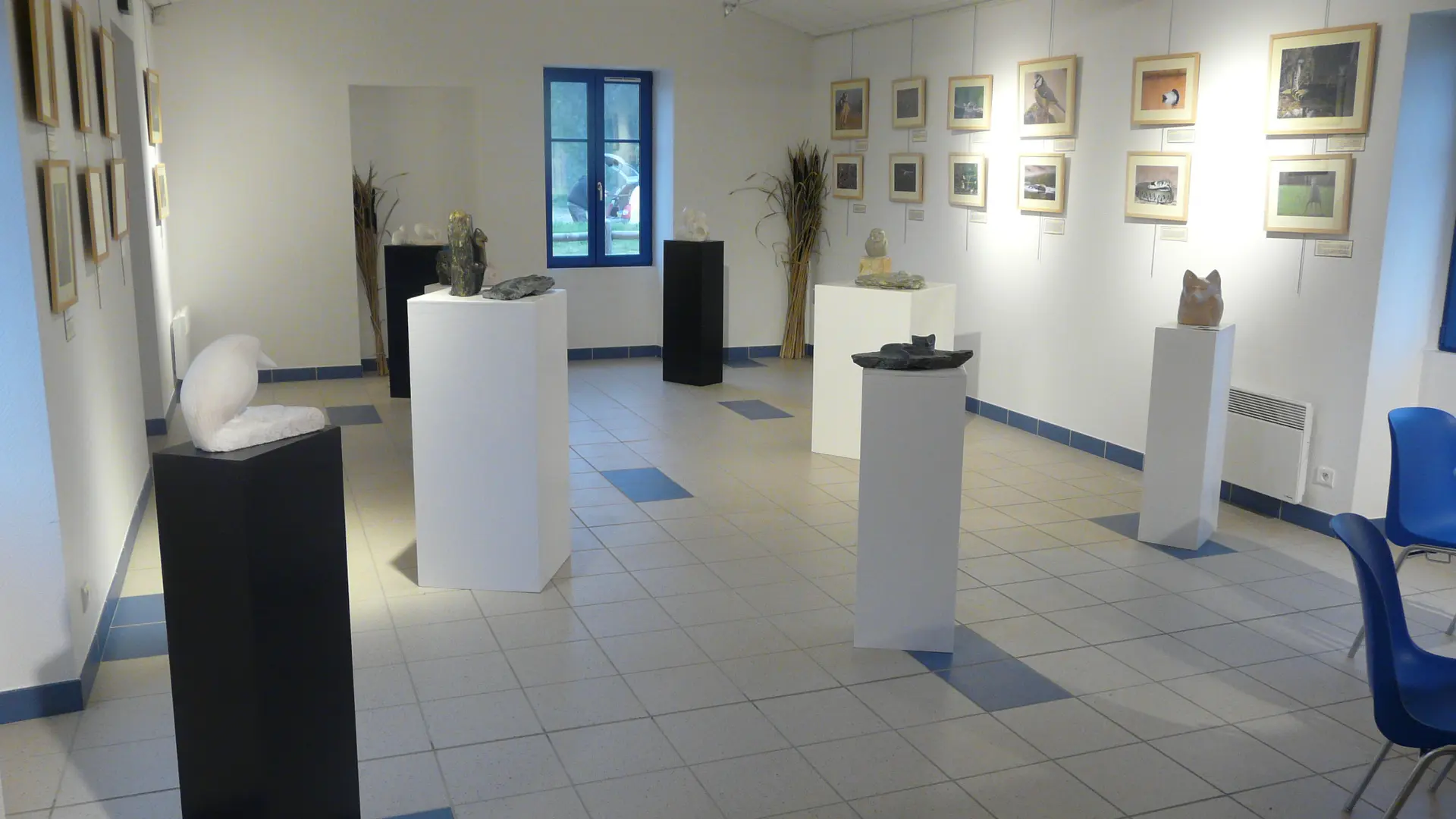 Salle exposition de la Maison bleue