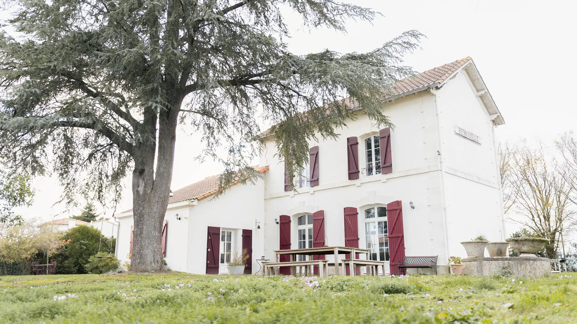 PHOTO FACADE DU GITE DE LA GARE