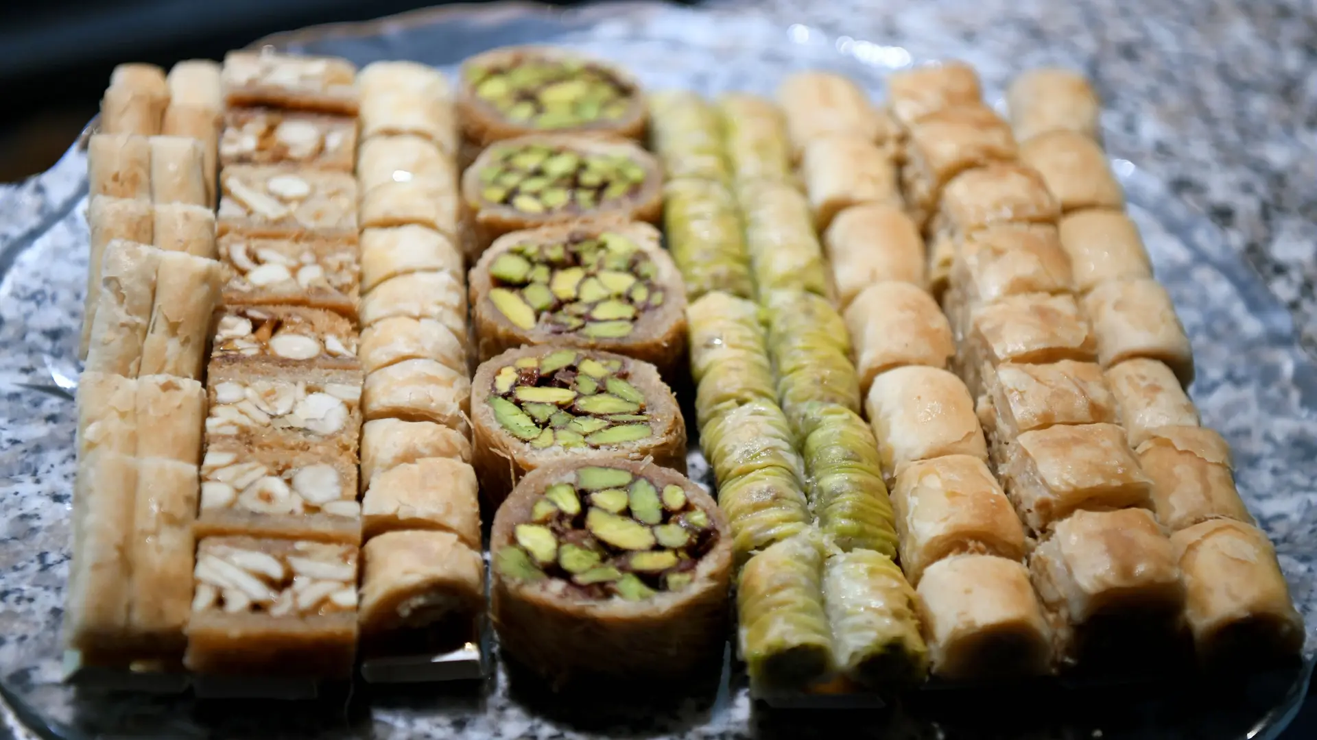 Pâtisseries syrienne du restaurant 