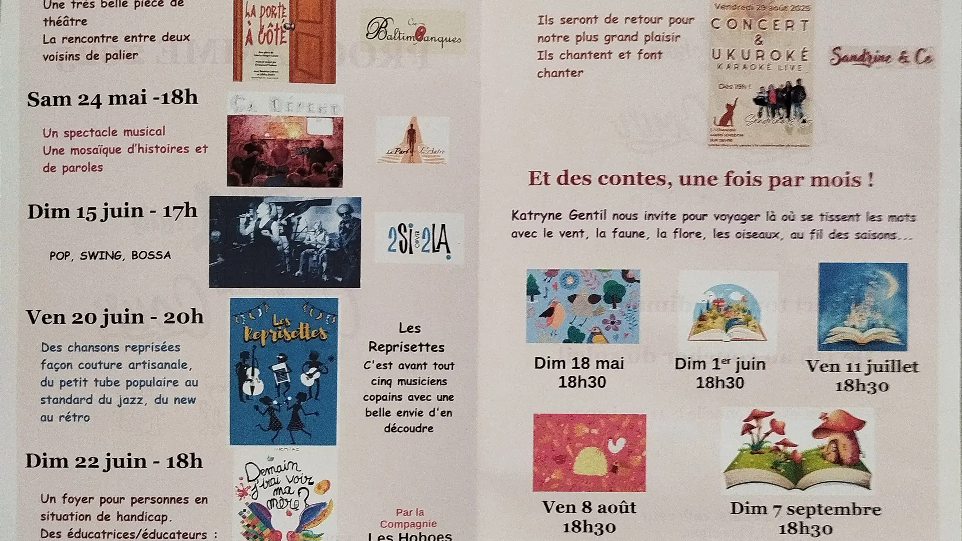 Photo programme 2025