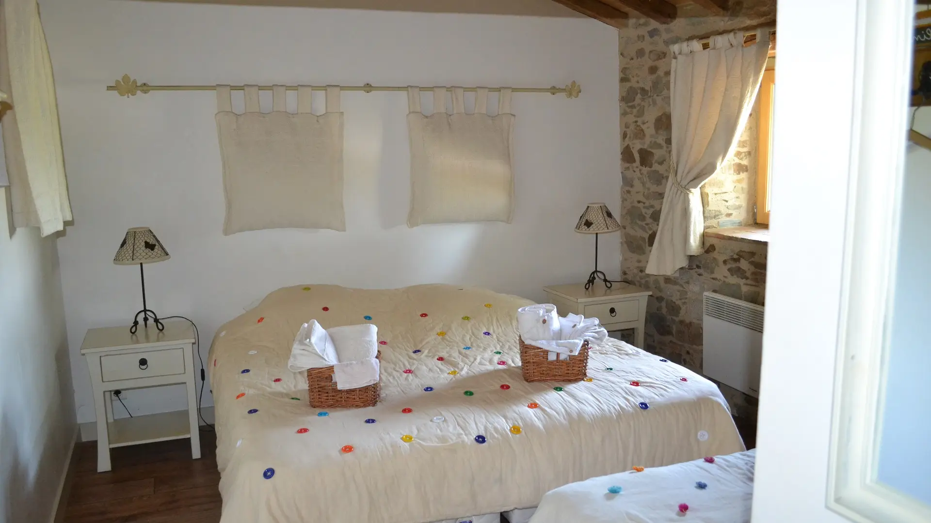 Gîte Le Pressoir, Ch. Perline - Lits double ou simples (3p)