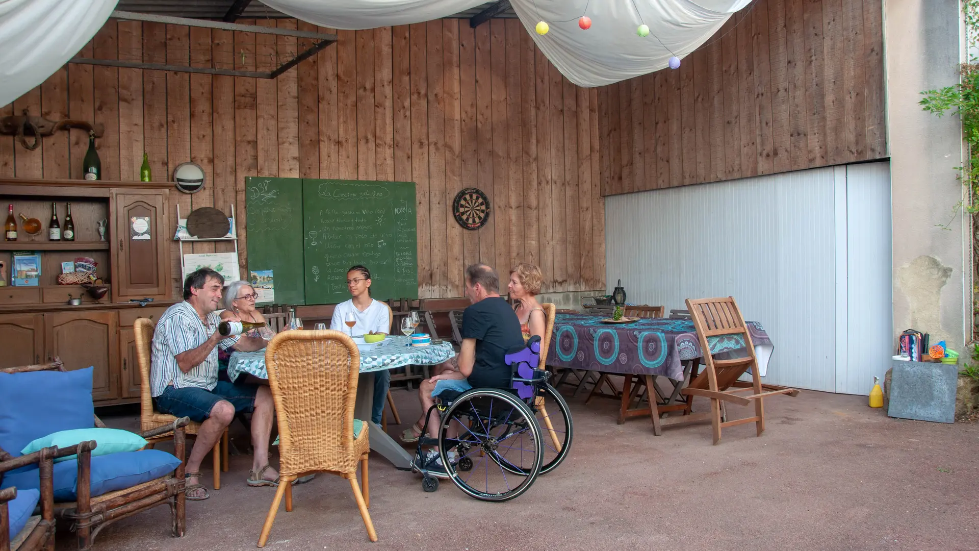 accueil coté cour période estivale