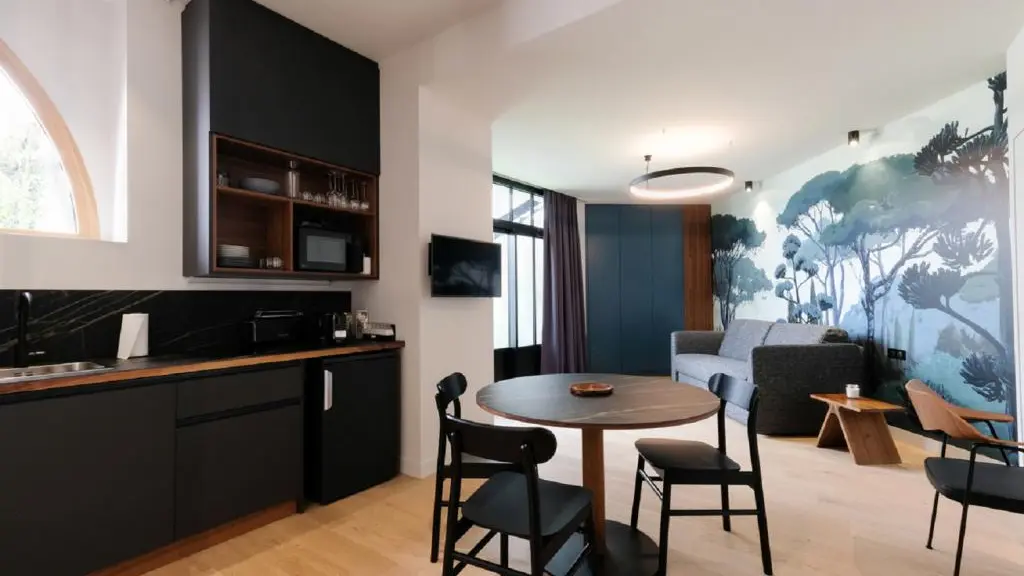 Appart Hôtel - Kitchenette Appartement chez Béatrice - Cuisine