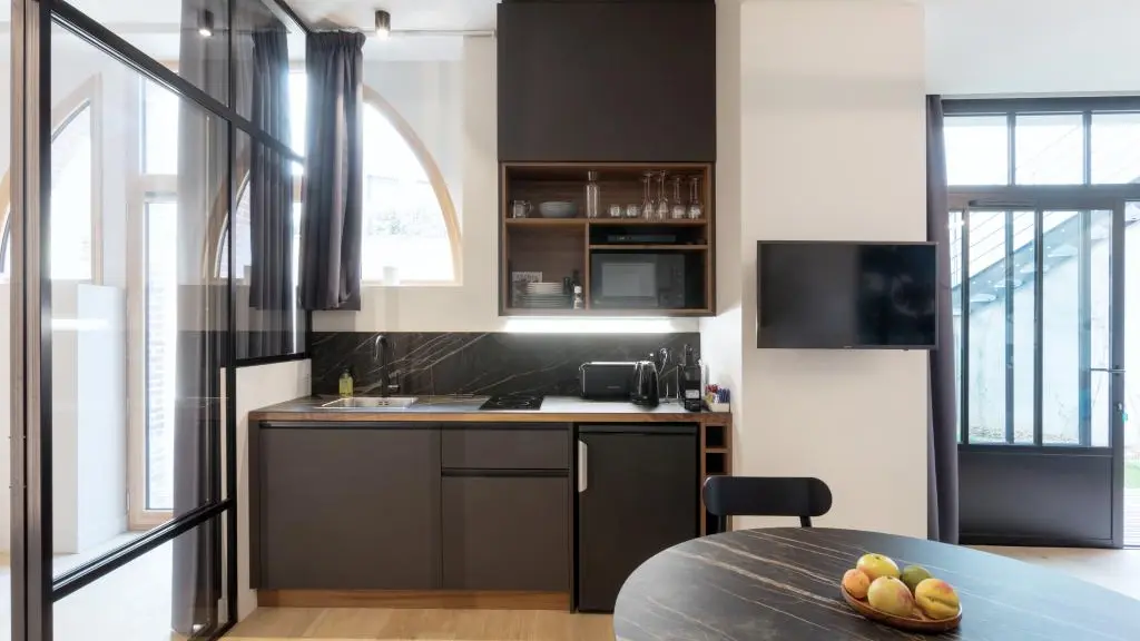 Appart Hôtel - Kitchenette Appartement chez Béatrice