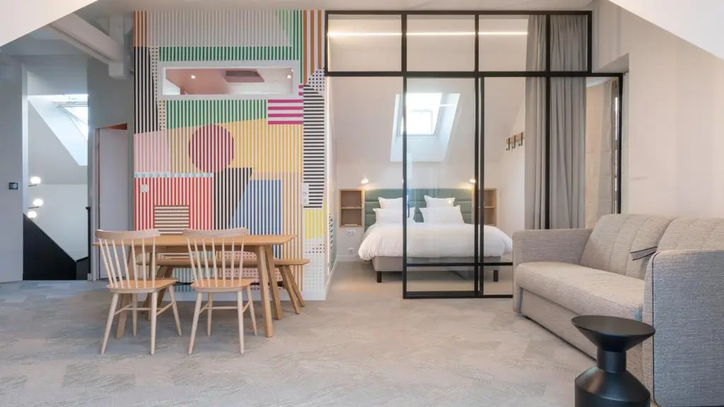 Appart Hôtel - Salon Appartement chez Laurent