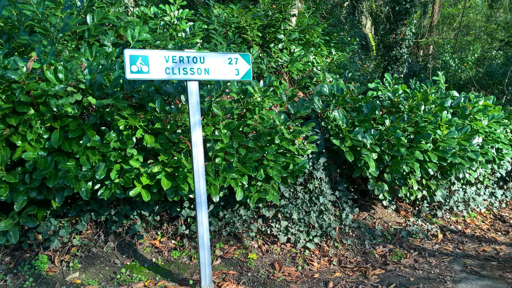 balisage vélo itineraire nantes clisson Arsenal getigne