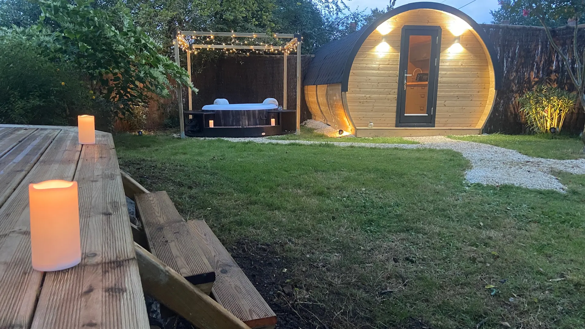 Tonneau insolite en amoureux