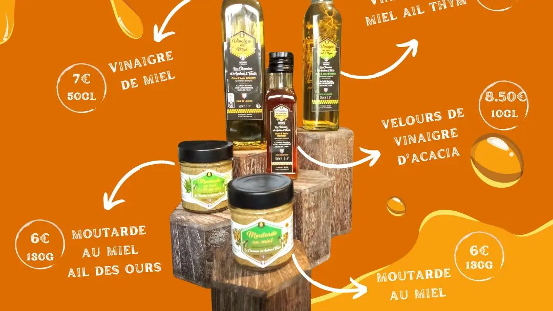 Epicerie fine - vinaigres, moutarde : A partir de 6€