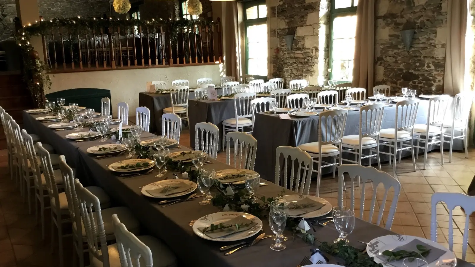 La cour des montys.Dîner  de mariage