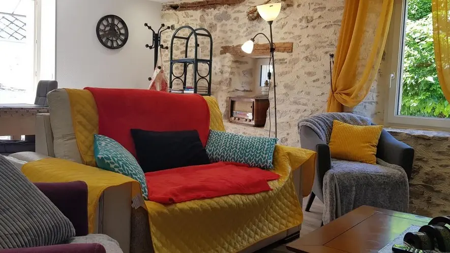 Gîte de la Ferme de la Chapelle St Jean-salon_Beynat