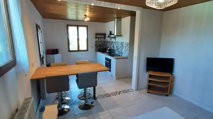 Gite de Foyt - séjour/cuisine