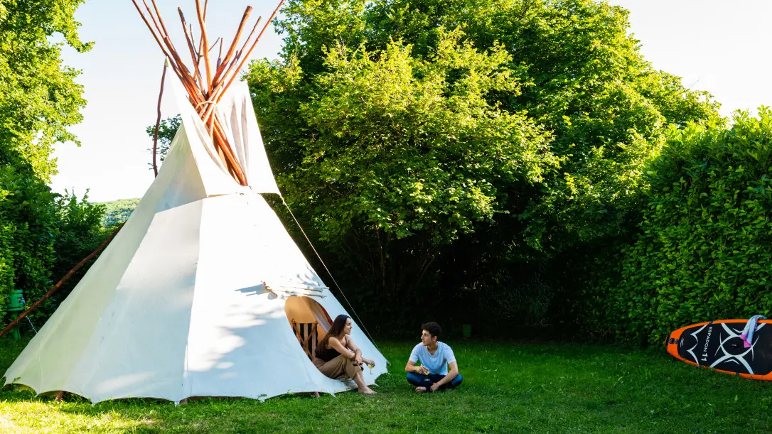 Tipi pour deux en amoureux