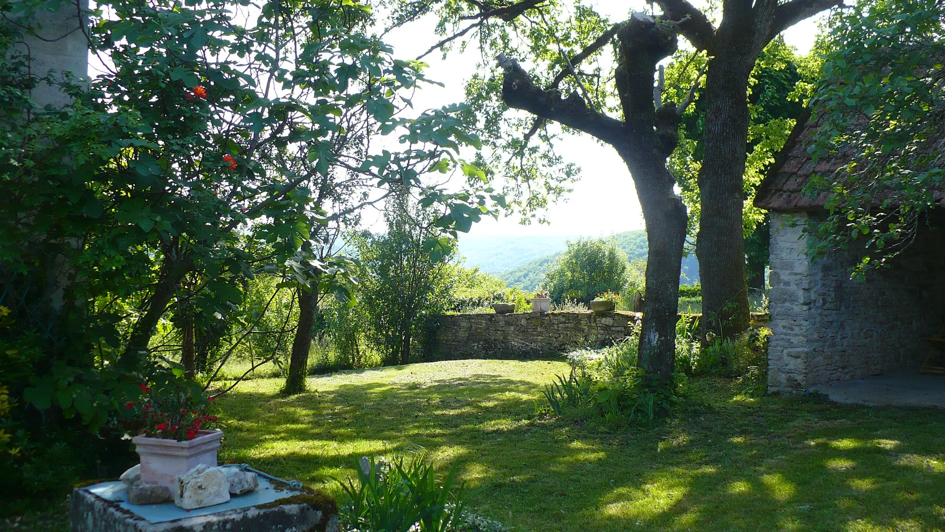 Jardin à l'entrée