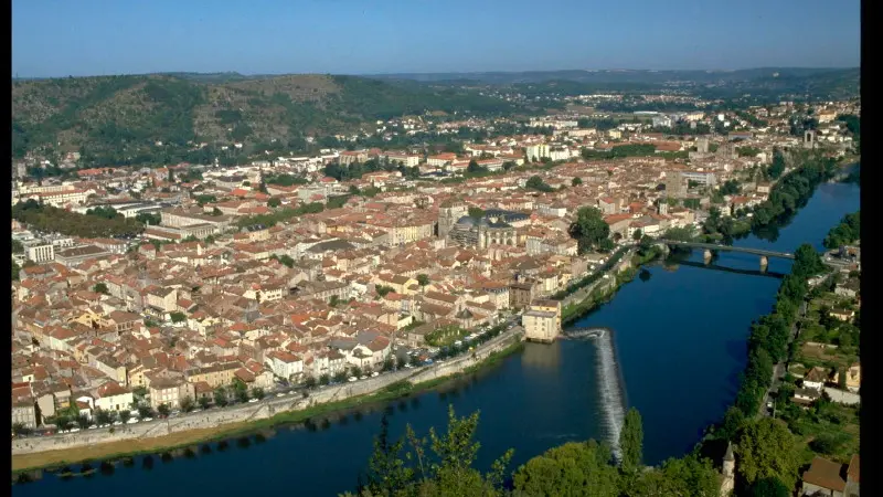 Cahors - Point de vue du Mont Saint Cyr