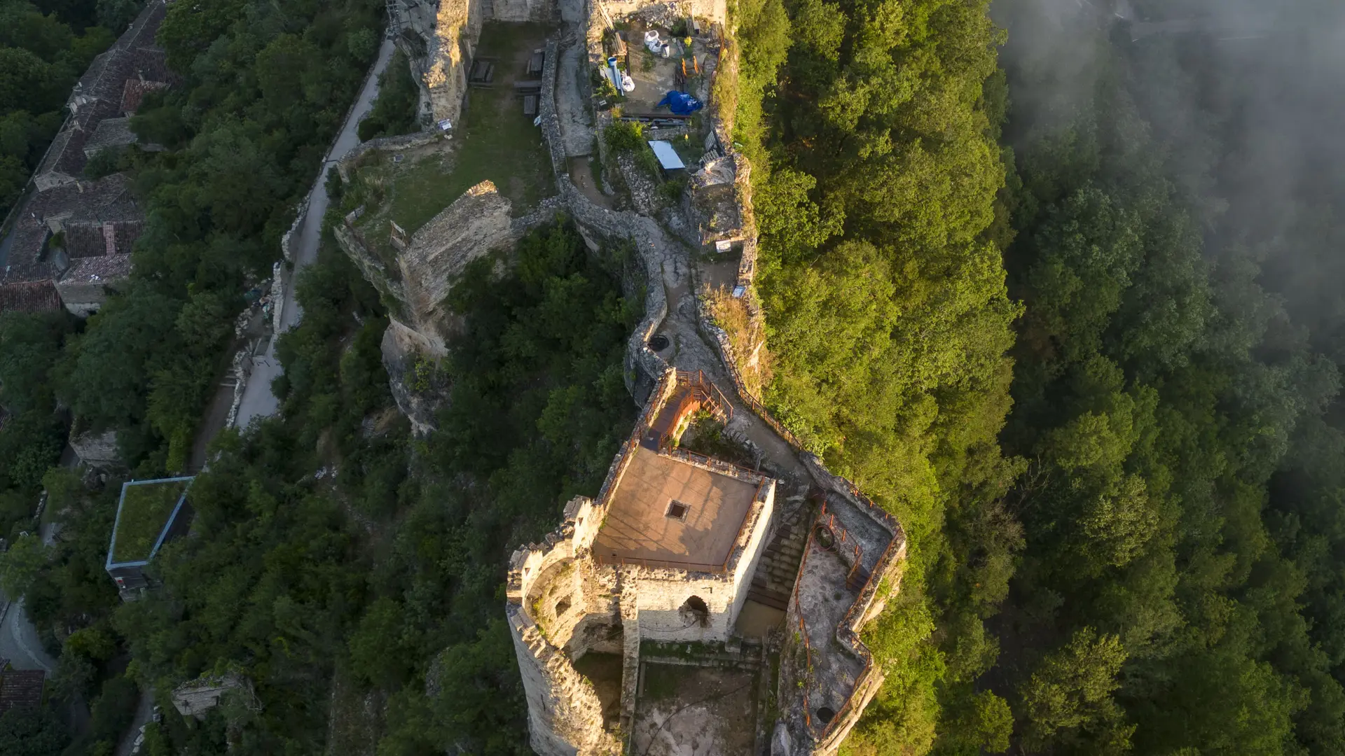 Penne, vue aérienne