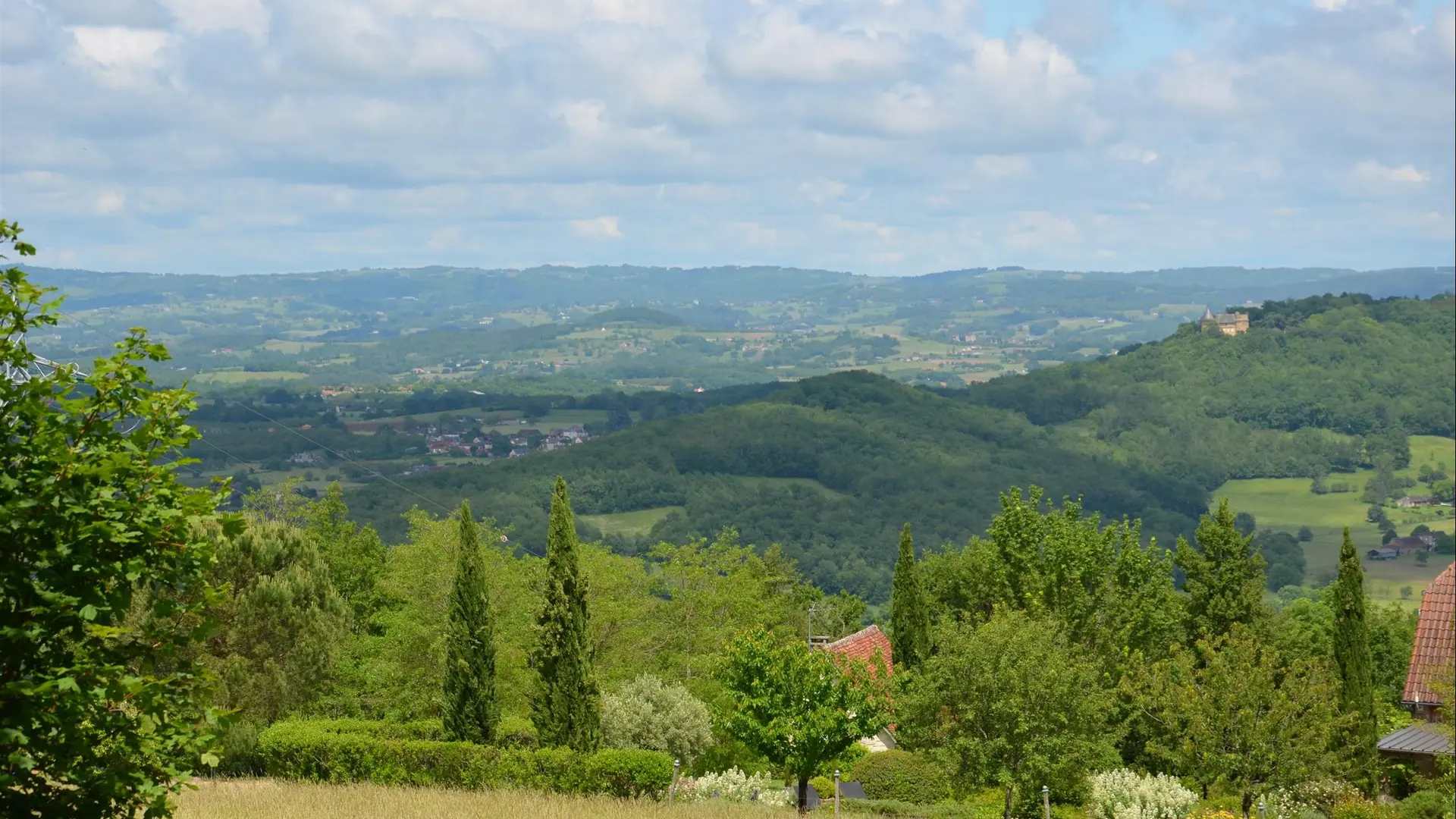 Gîte Durocher-St Denis les Martel-vue campagne