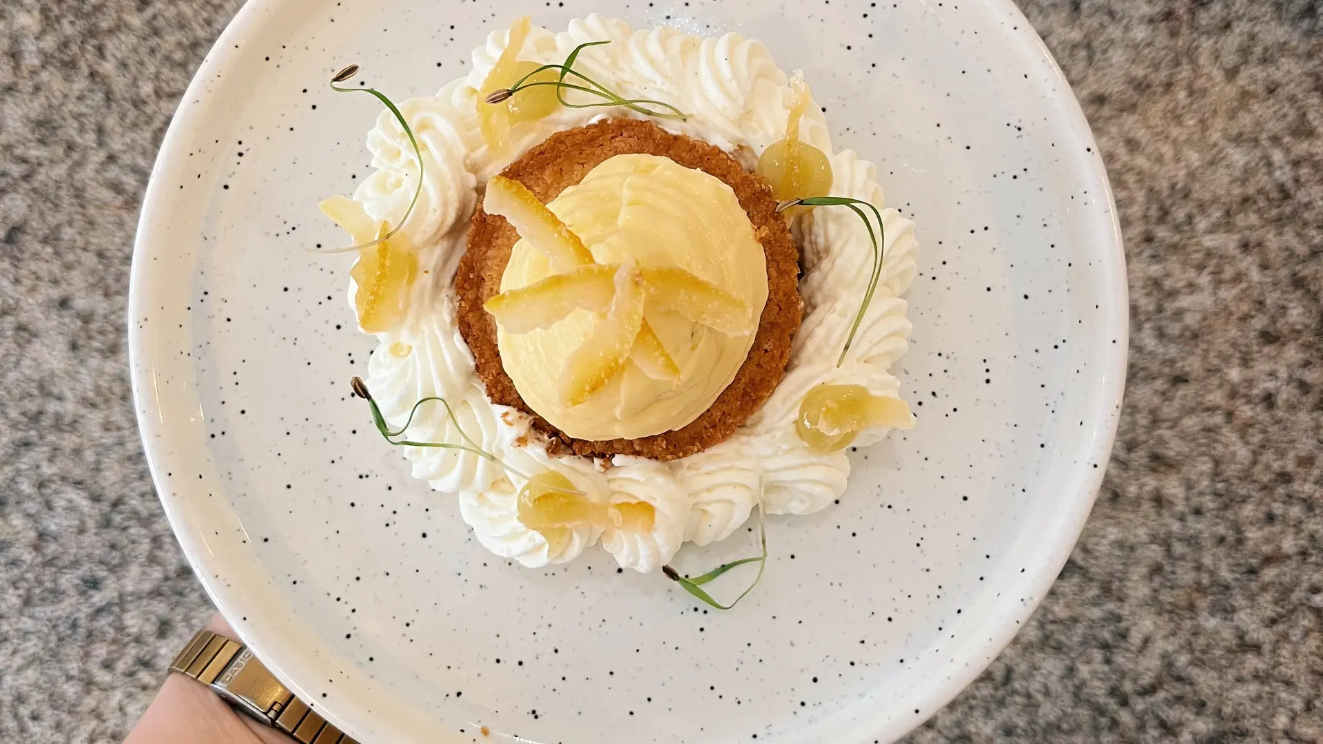 Dessert au citron