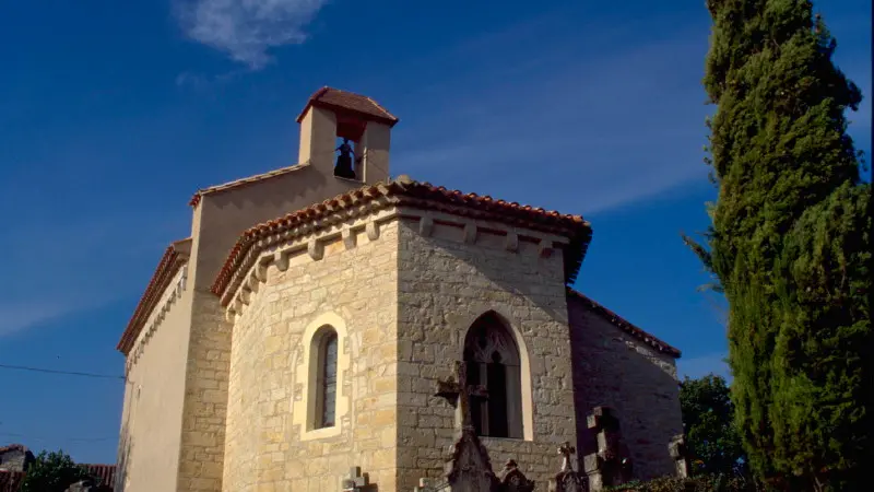 Labastide Marnhac : Eglise Romane de Salgues
