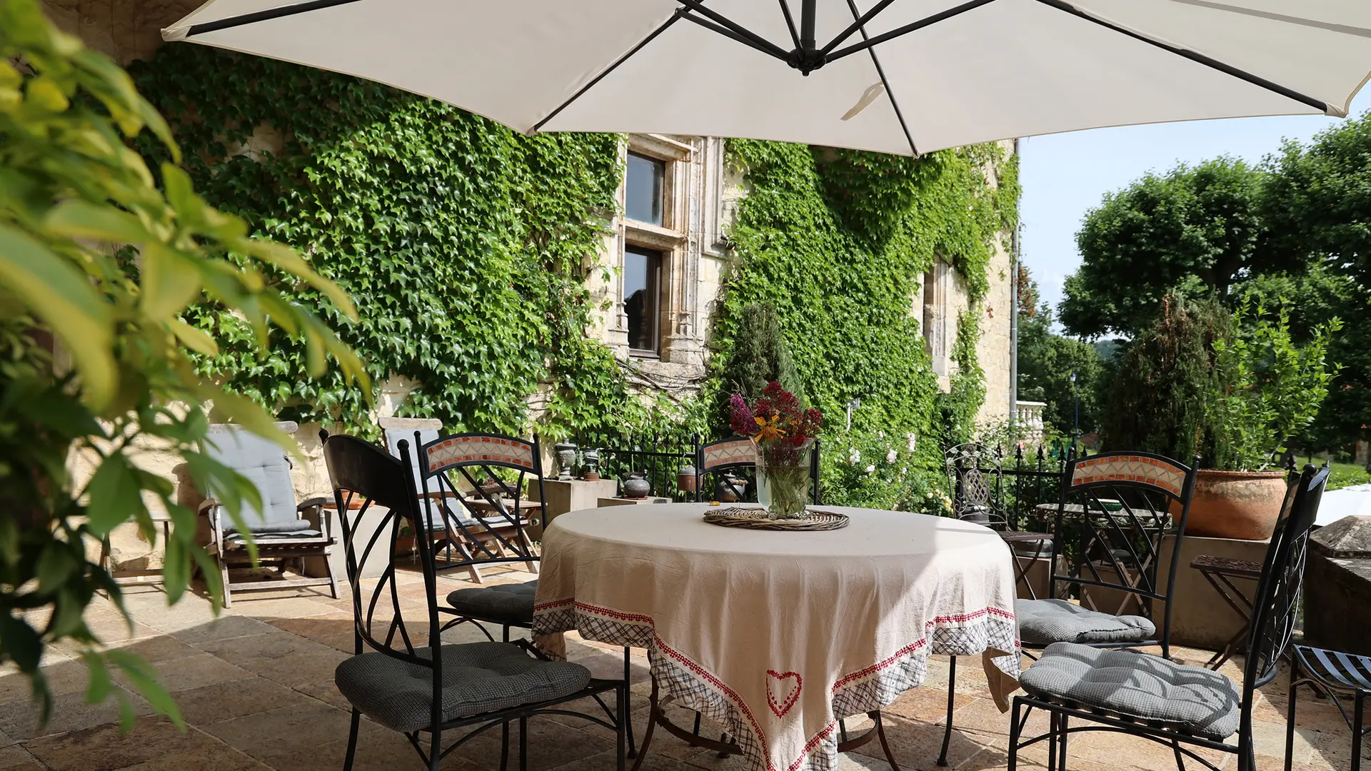 Chateau de Saint Chamarand - Terrasse & extérieur