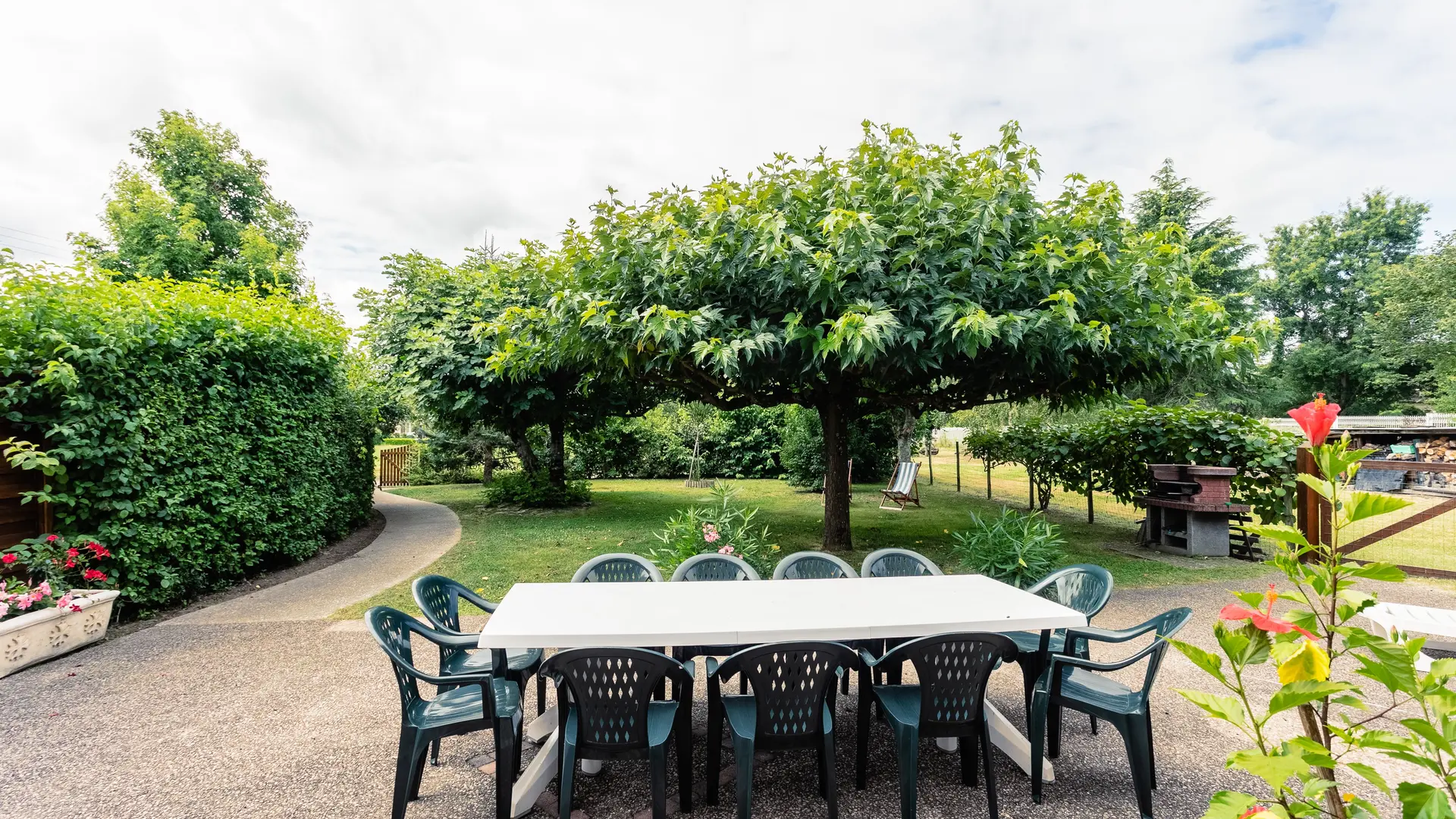 Terrasse sur jardin