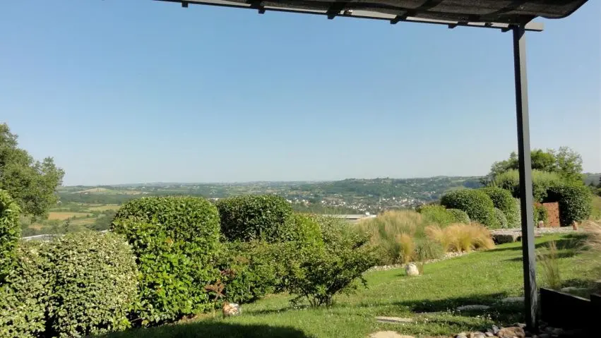 La vue de l'espace détente exterieur