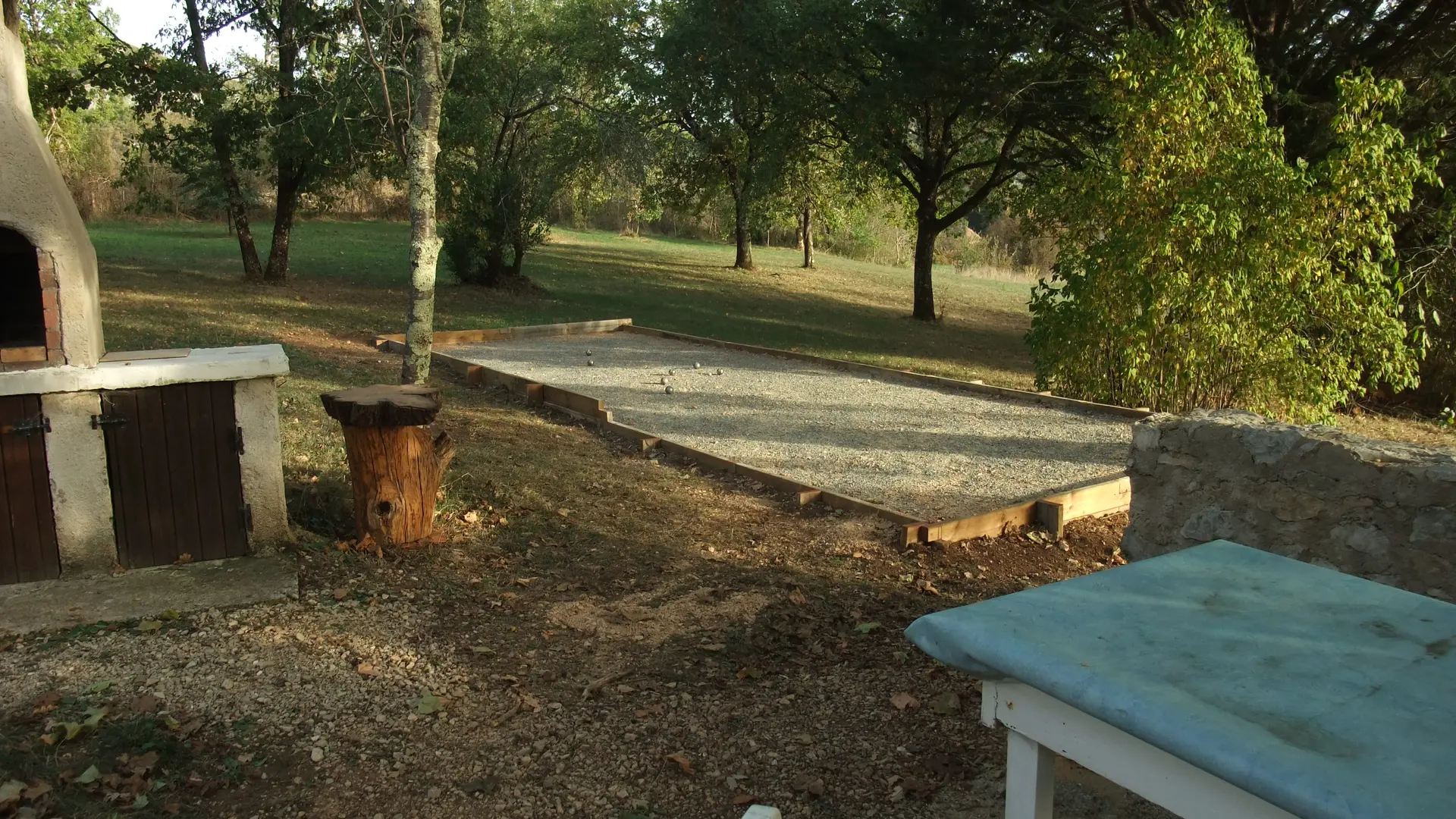 Terrain de pétanque