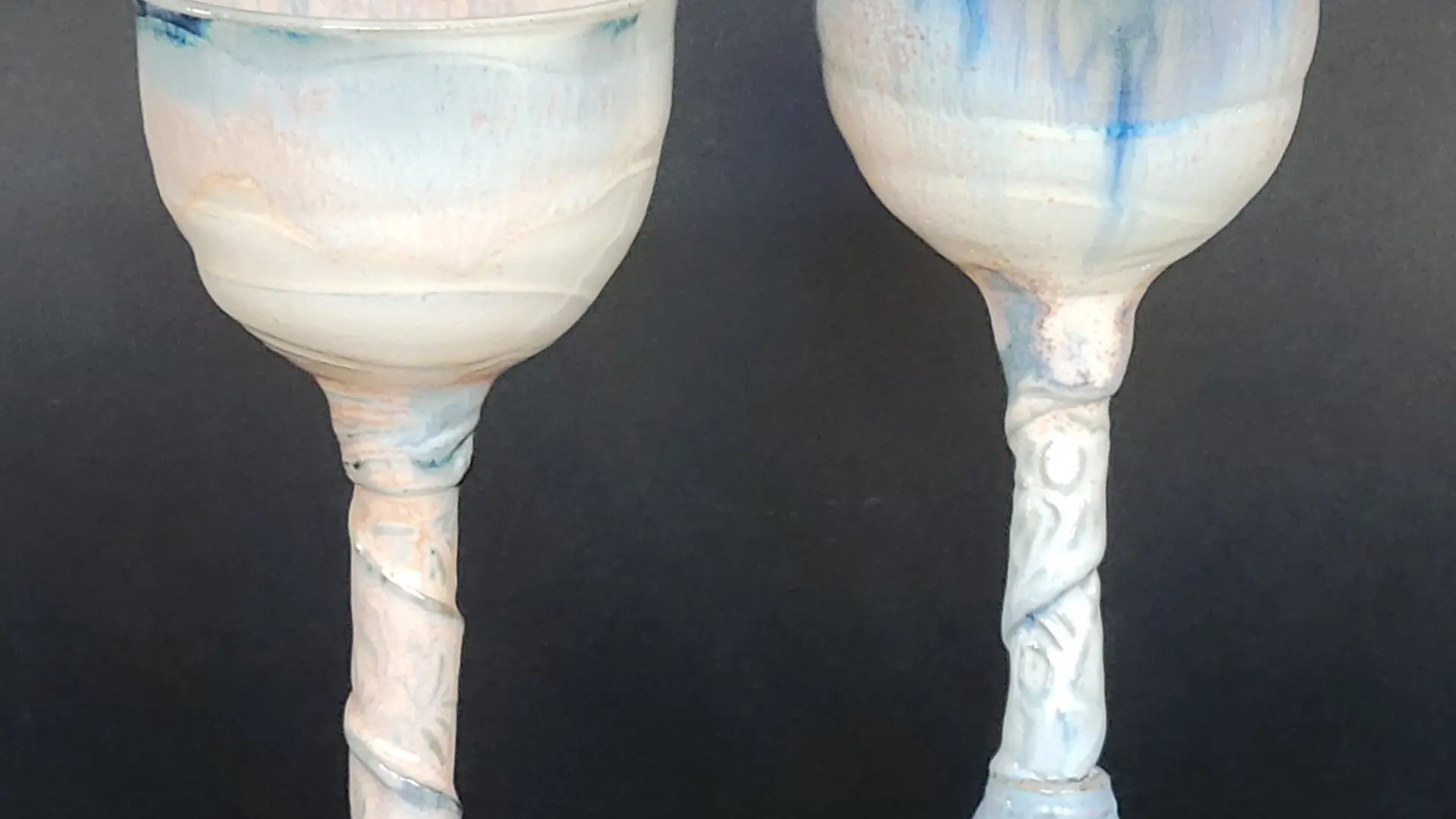 COUPES SUR PIEDS GRÈS AU SEL CUISSON BOIS POTERIE DE MEYRAGUET