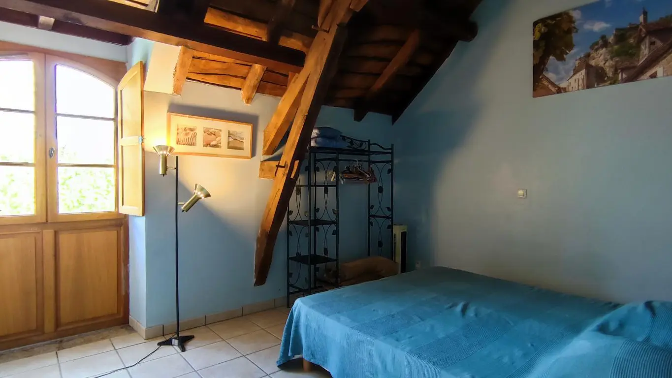 Chambre n°2 1er étage Gite Poulenc La Grange de Rocamadour