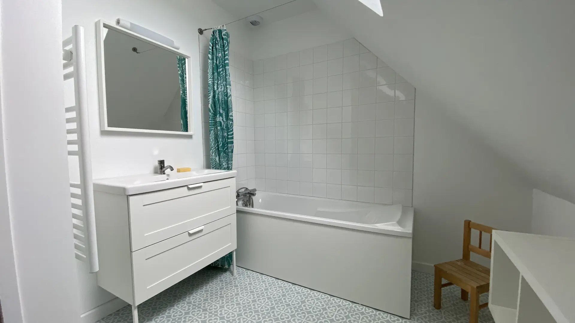 SDB étage avec baignoire