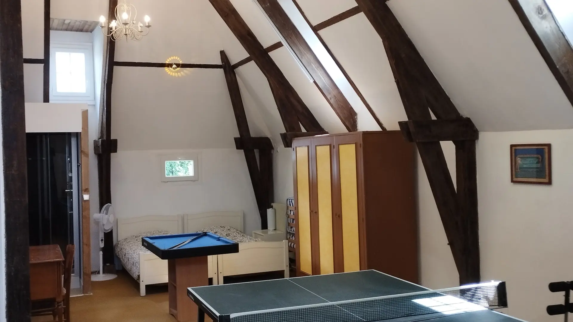 Gîte 2 : Salle de jeux à l'étage