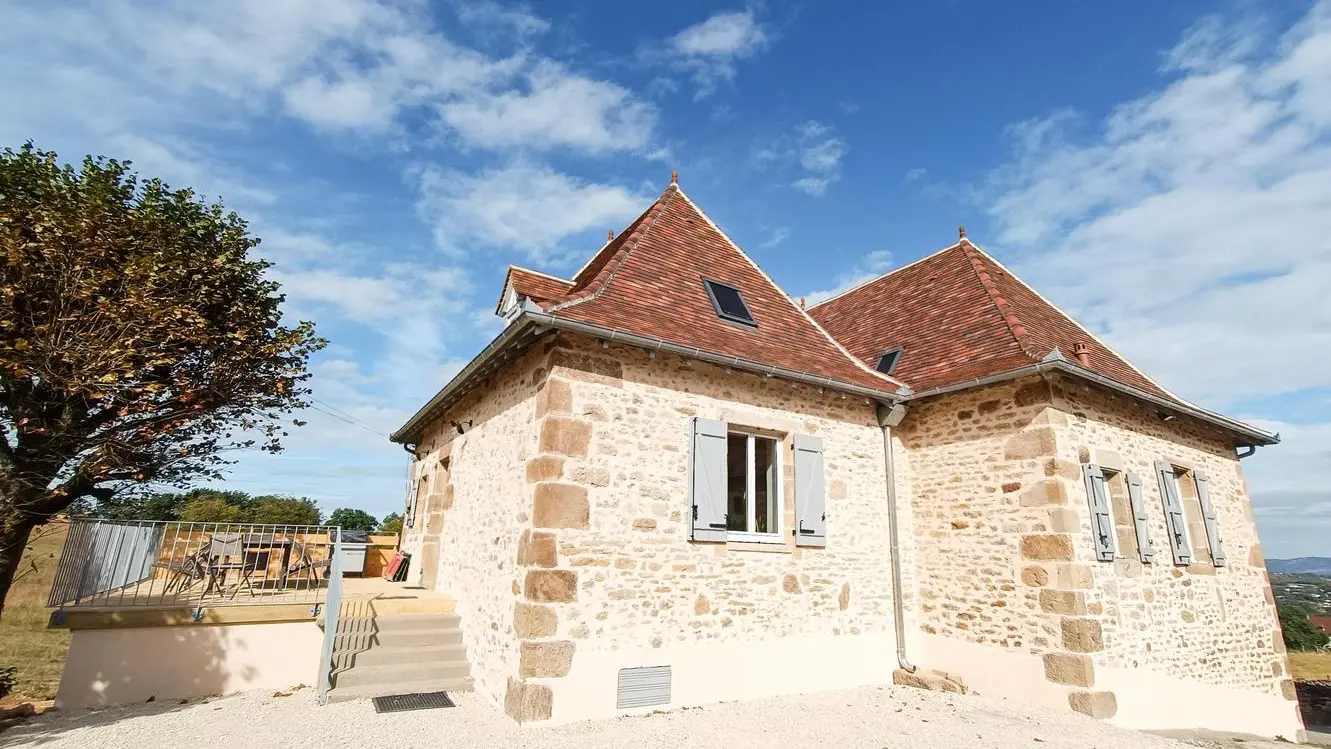 Gîte et sa terrasse