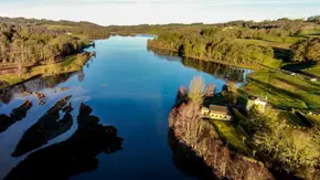 lac du tolerme vue aerienne