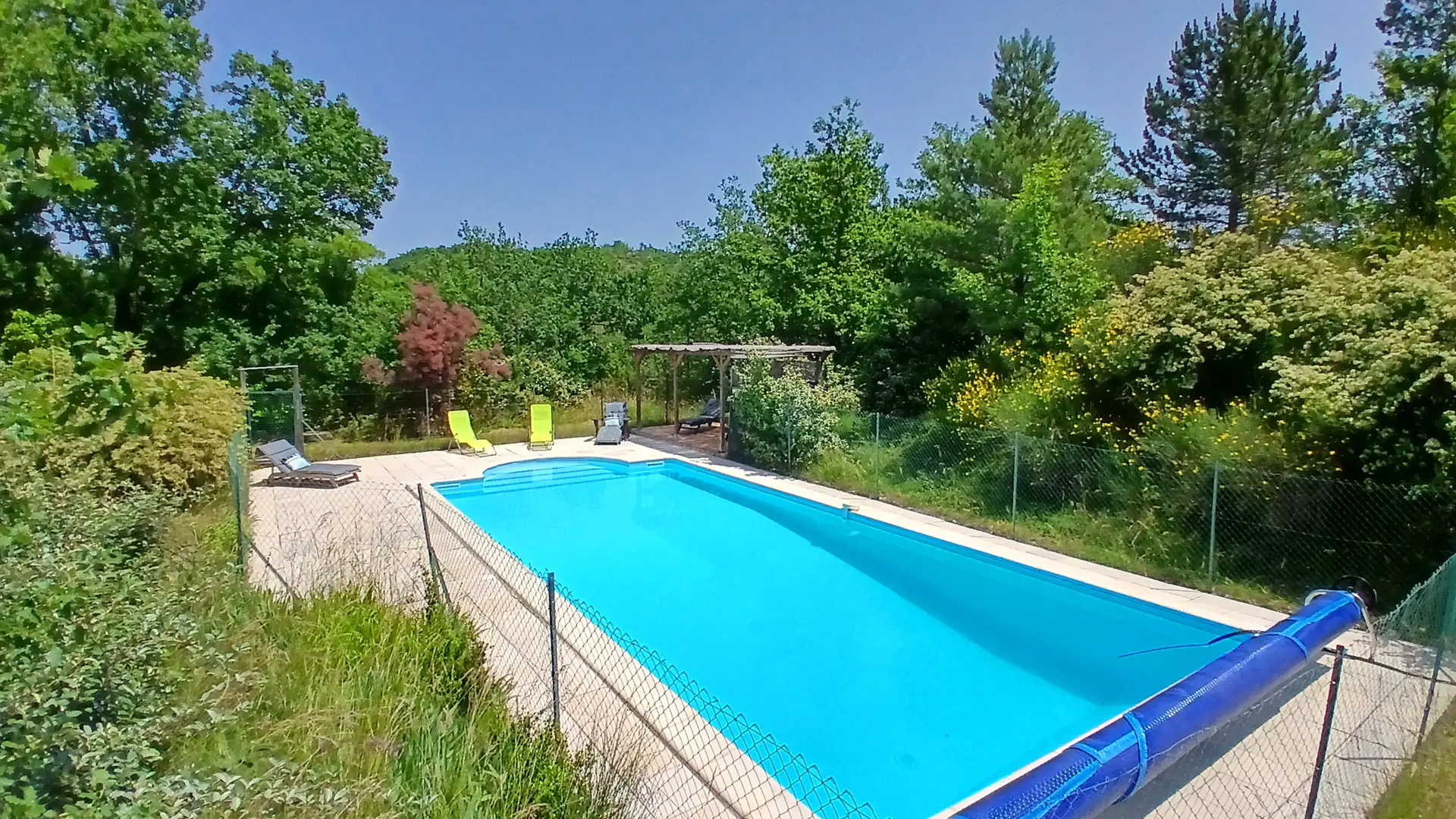 piscine chaufee, 11x5m