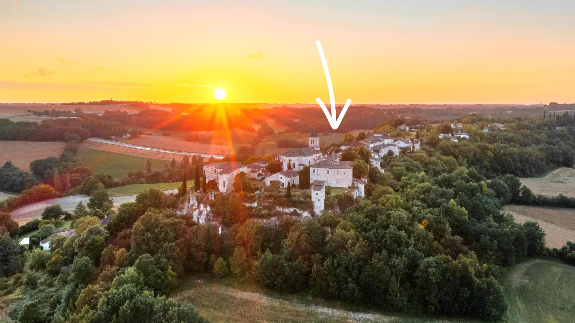 Localisation dans le Bastide de Flaugnac