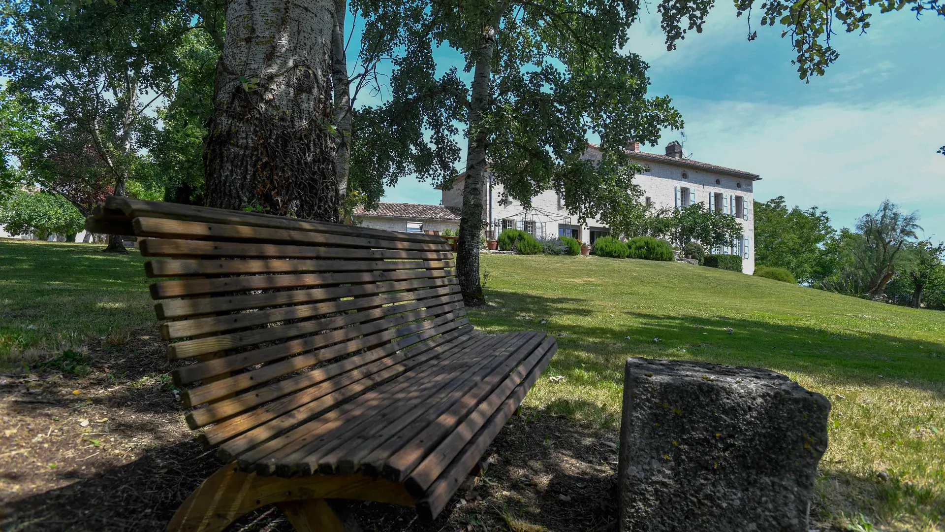 Domaine les Gaillardoux - Tout au fond du parc, sérénité assurée