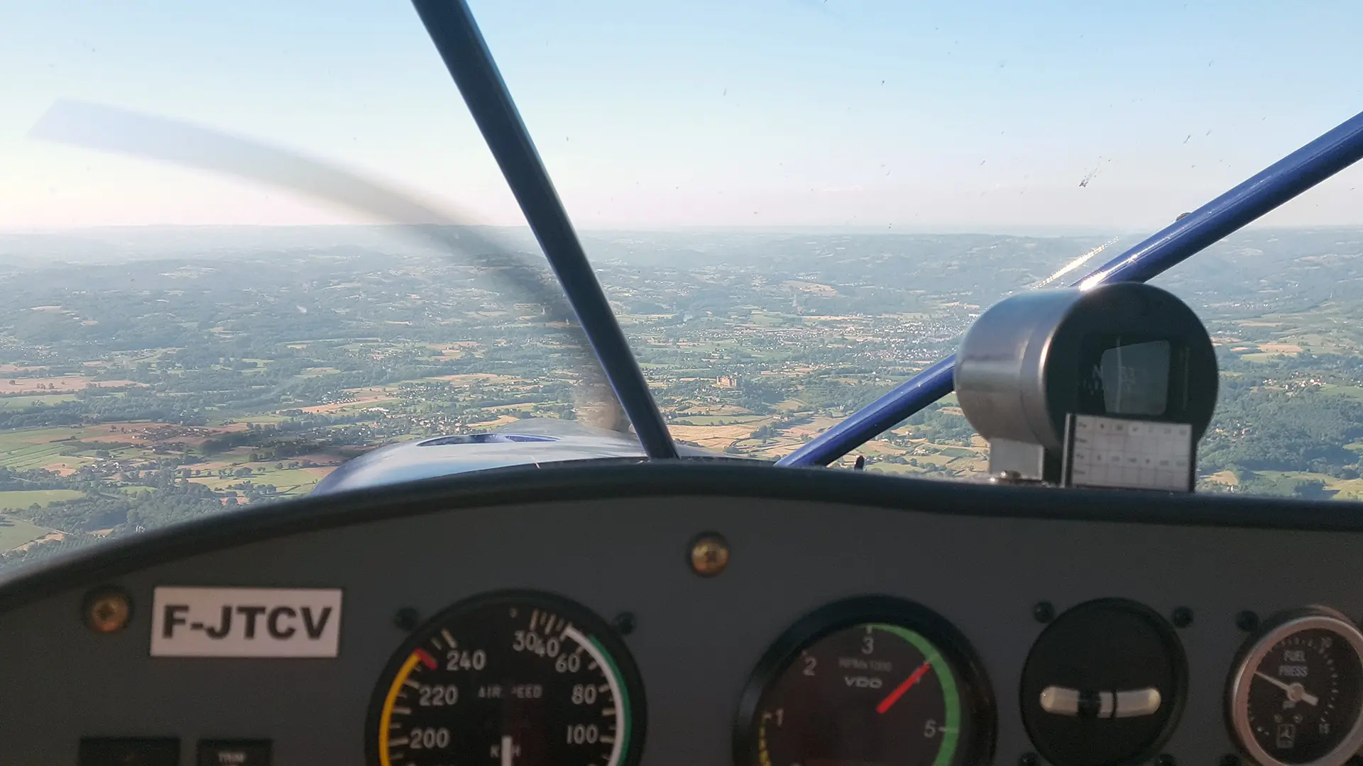 Baptême avion ULM Lot Cahors