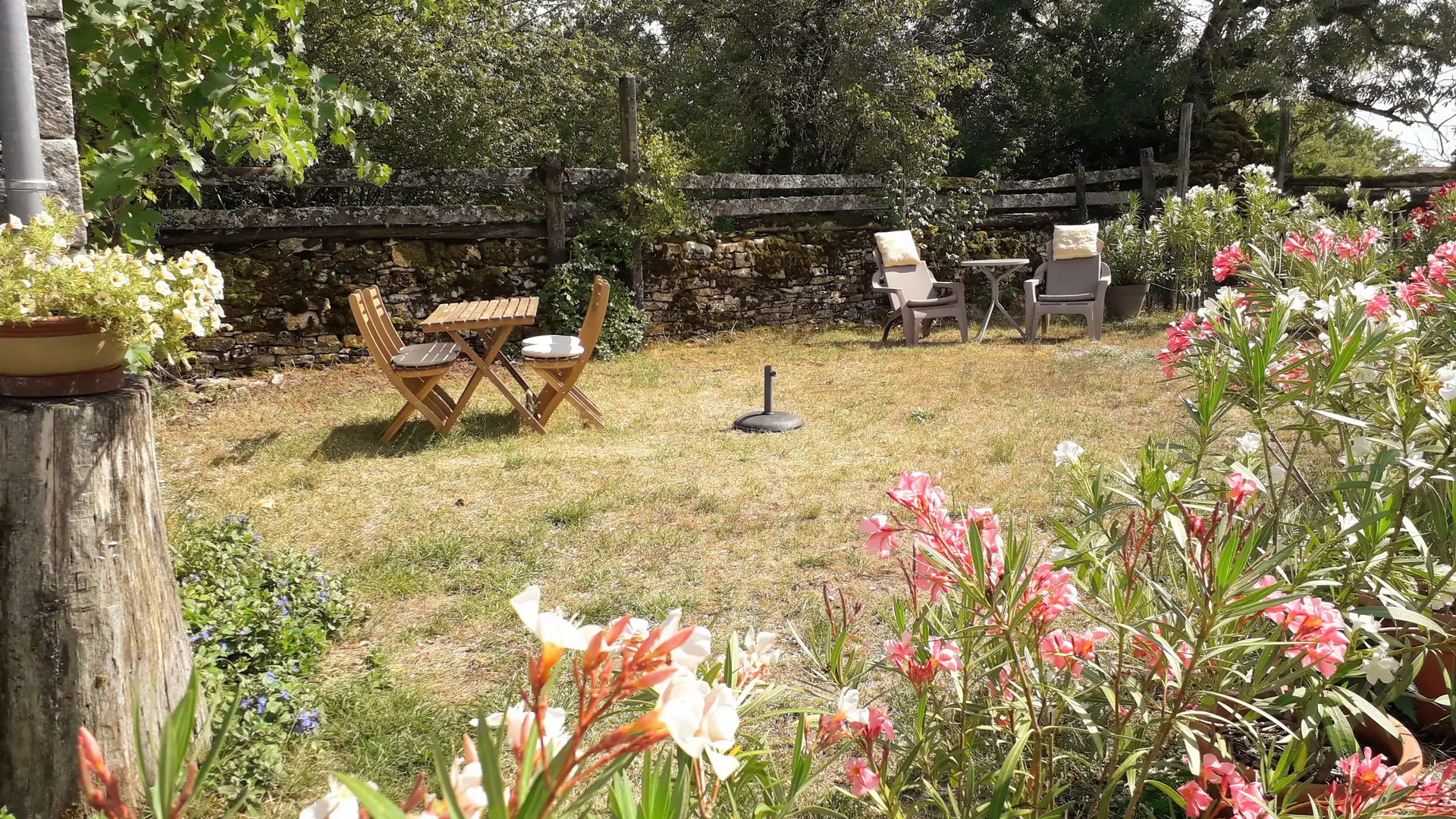 jardin au rez de chaussée