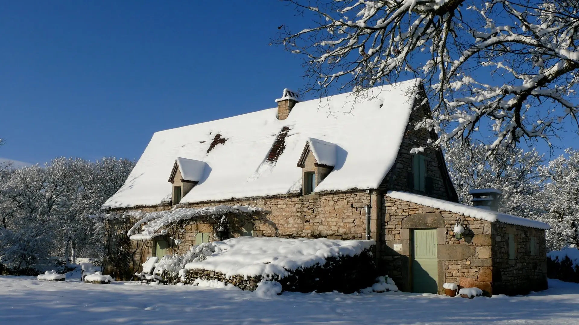 La maison en hiver