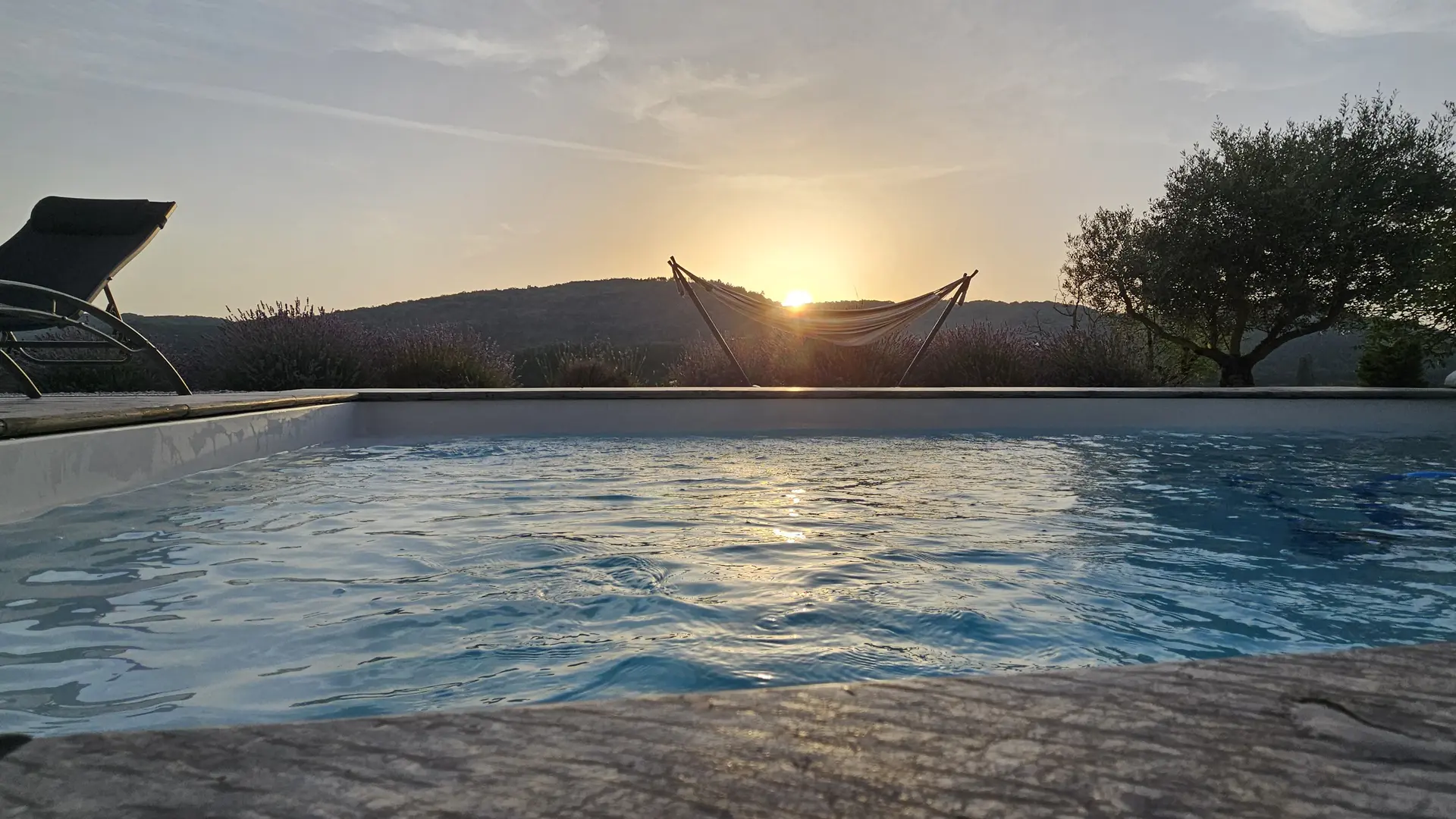 Piscine le matin