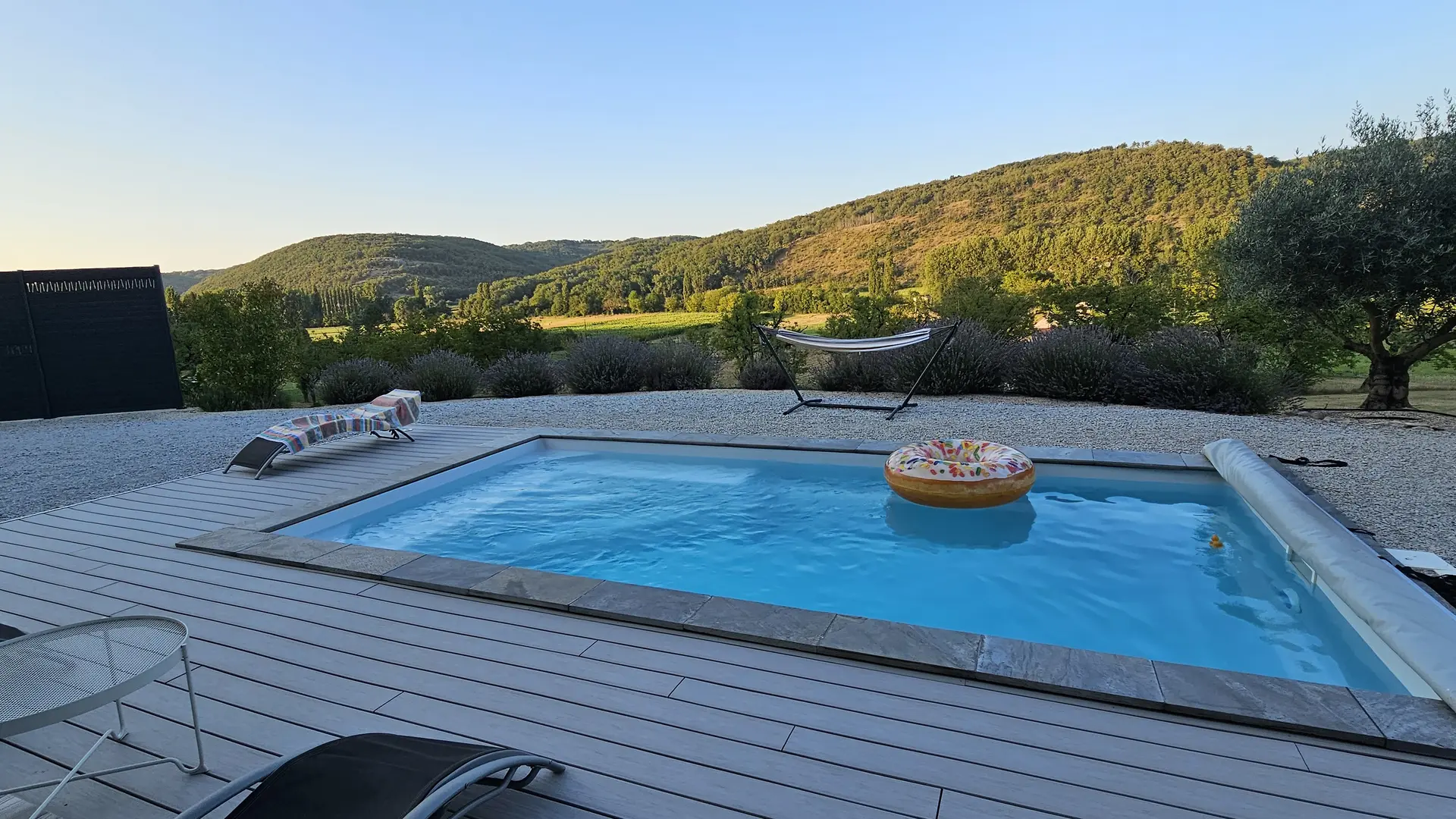 Piscine le soir