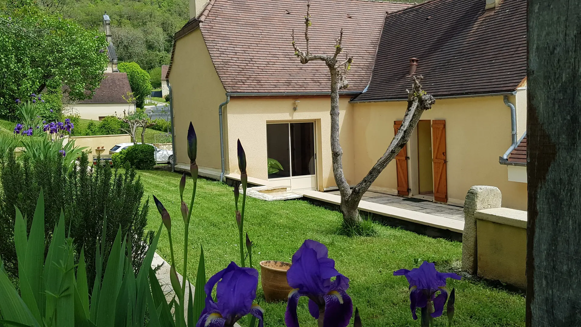 Depuis le jardin