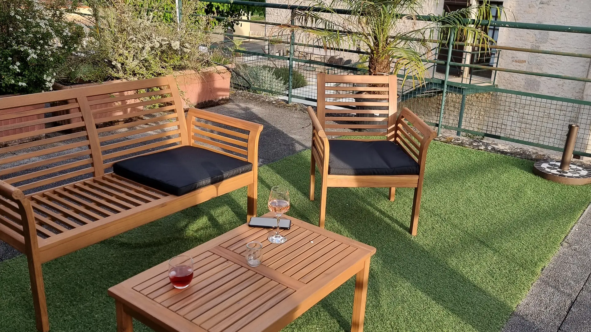 Amadour Hotel Terrasse Chambre Triple 1er Étage