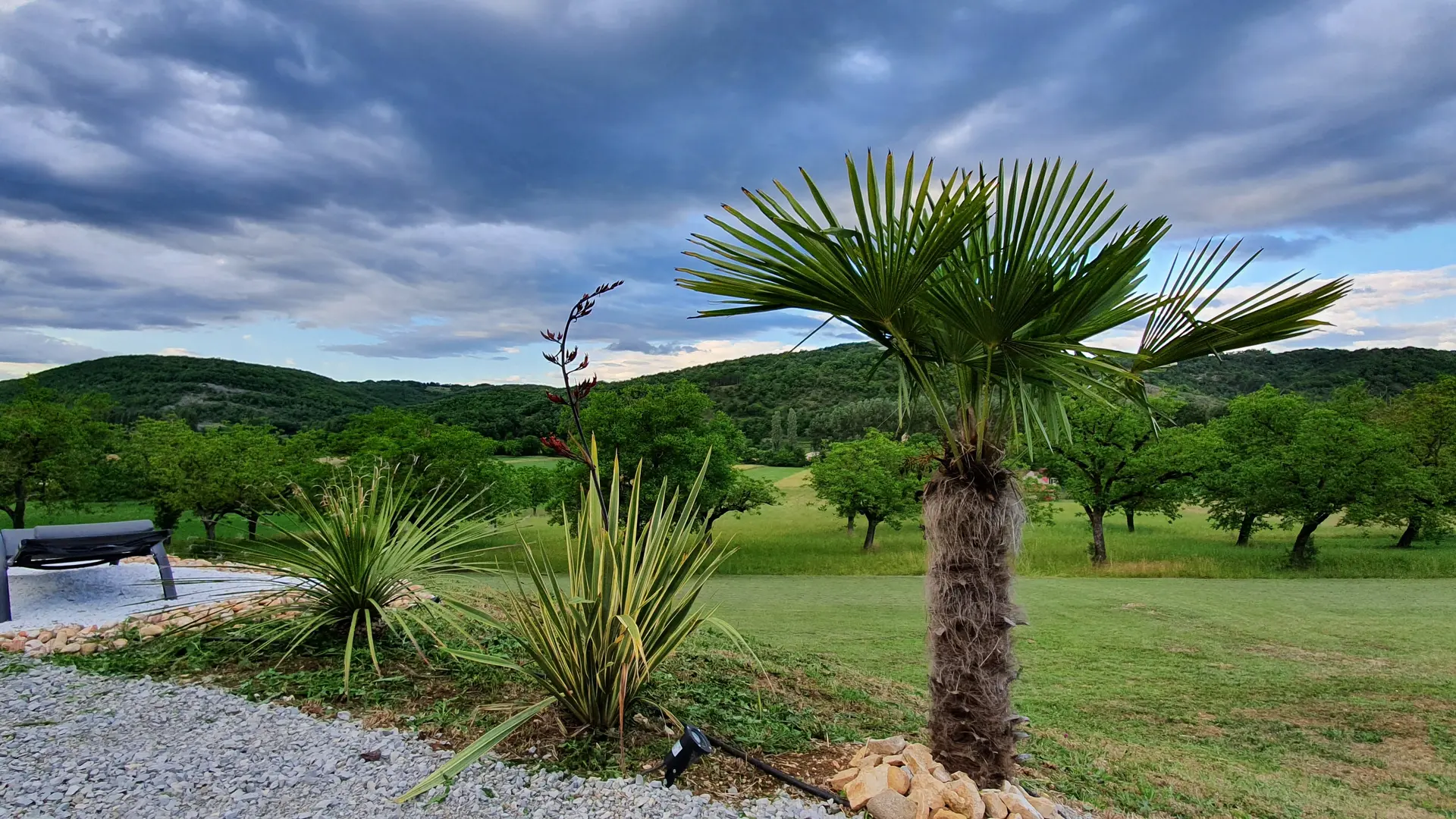 Vue sur la campagne