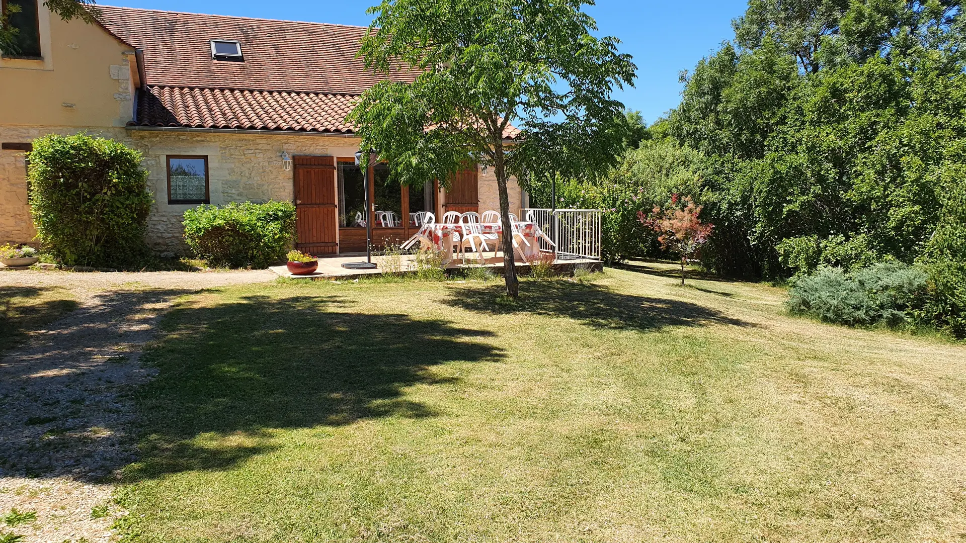 Terrasse du gîte