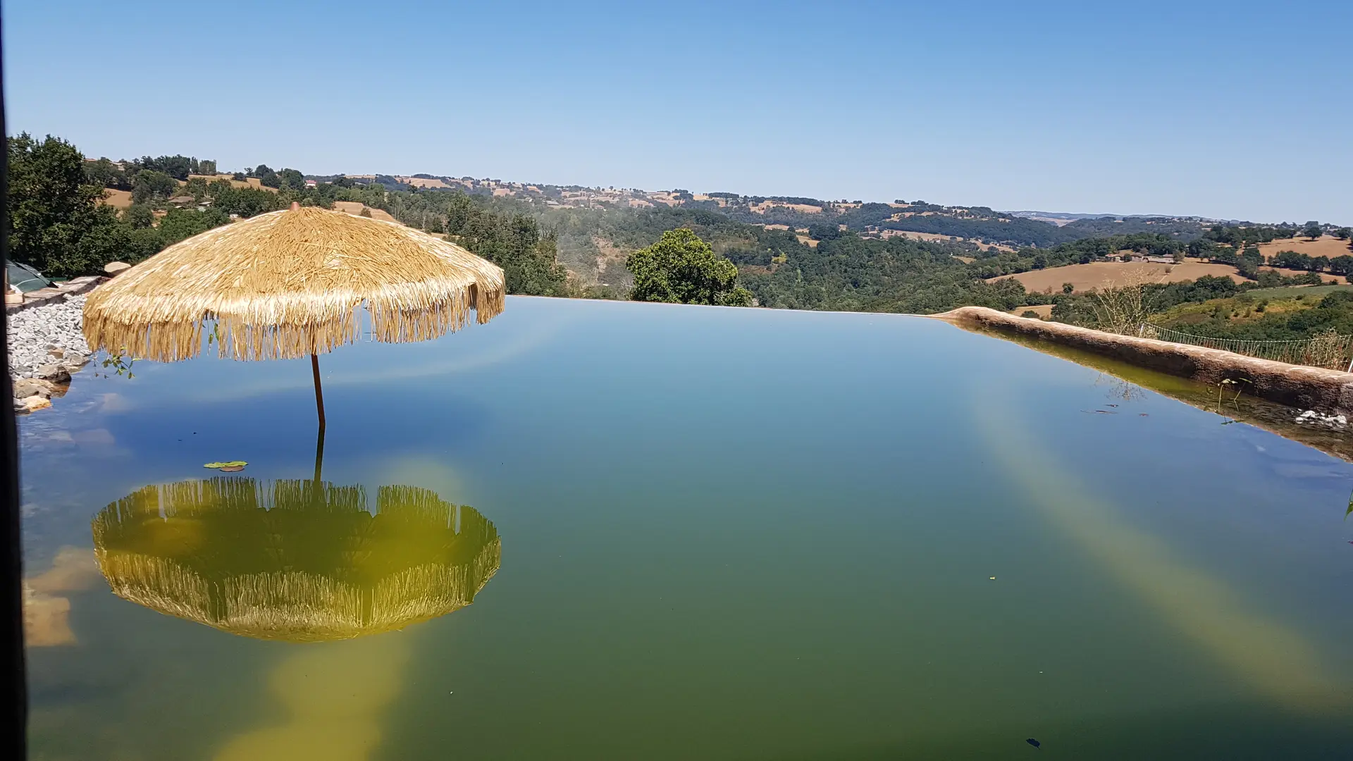 Notre piscine naturelle à débordement