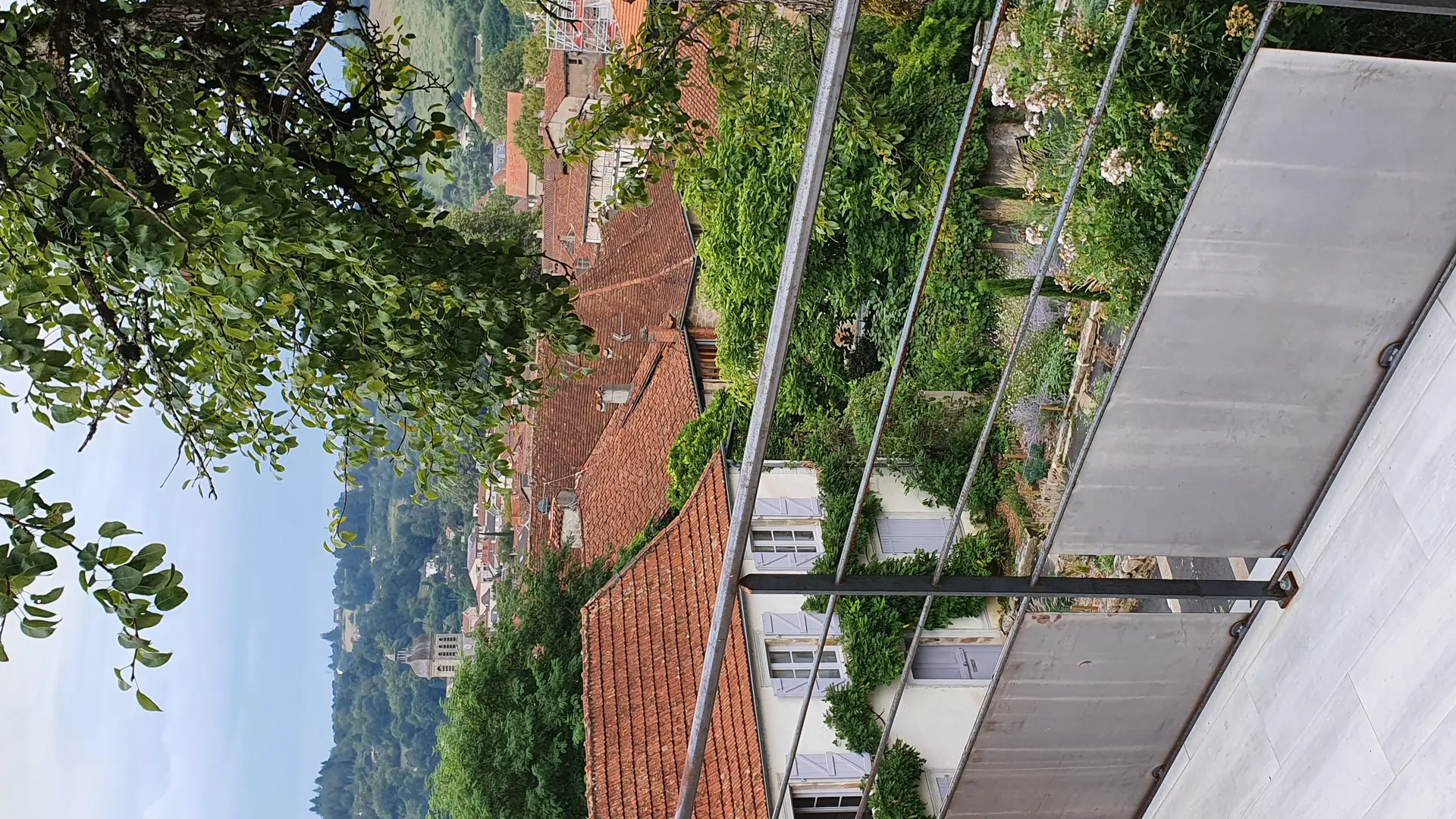 vue terrasse chambre