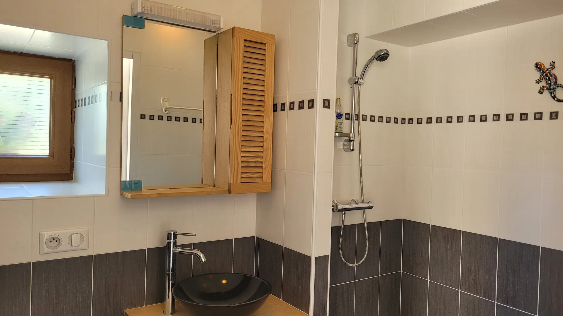 Salle de bains et WC privés chambre d'hôtes